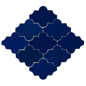 Mosaic House Moroccan tile Tribeca C 3 Midnight Blue  solid zellige, mosaic, zellij, field, pattern, glaze arabesques, classic 